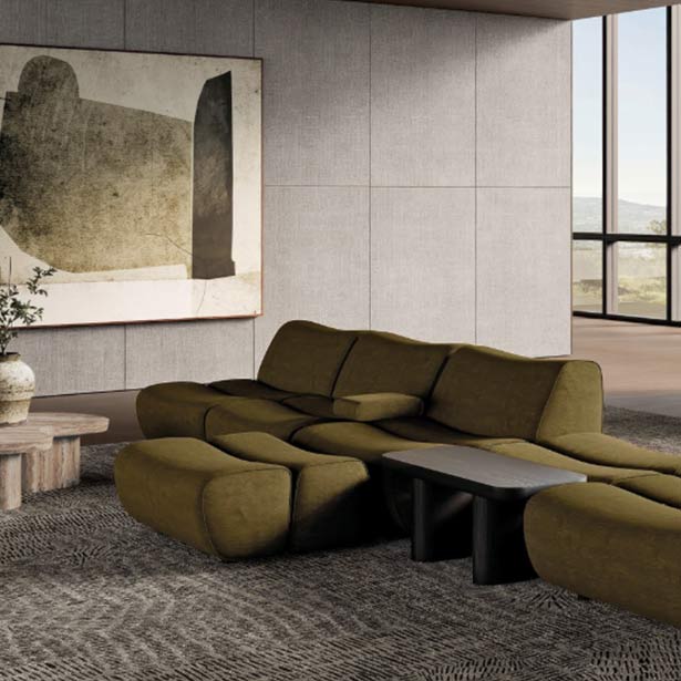 Ernest Sofa, Poliform Sofa, Poliform Ernest, Luxury Italian Sofa, Contemporary Design