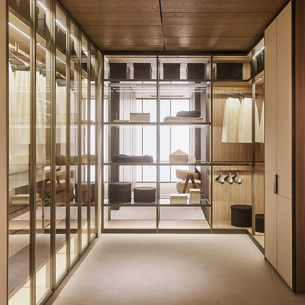Poliform Glass Wardrobes